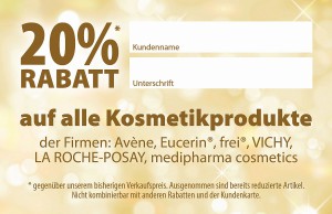 Mohrenapotheke Kosmetikkarte